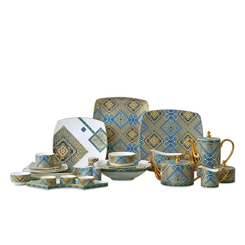 Alasha dinnerware set for 6 persons, 77 items