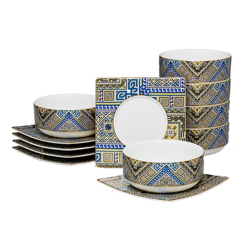 Alasha dinnerware set for 6 persons, 77 items