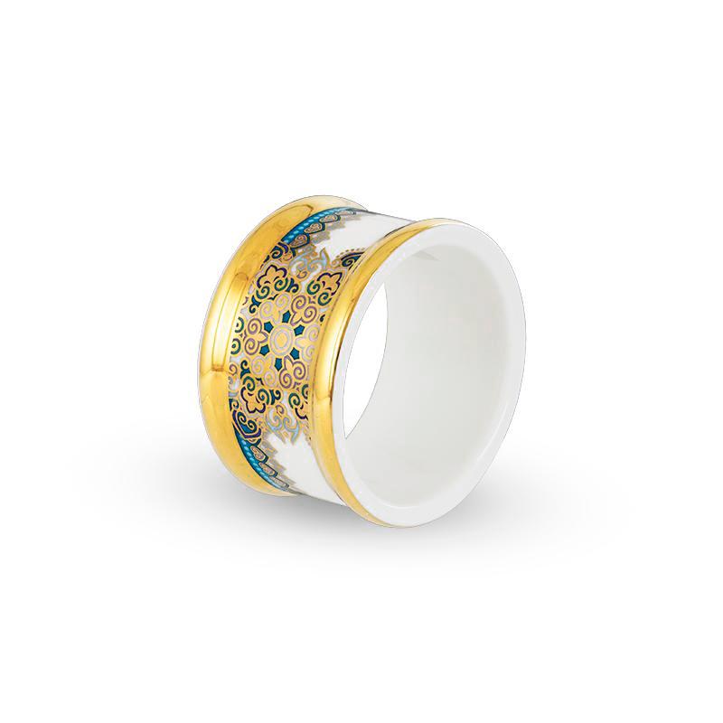 Turquoise napkin ring, 1 item