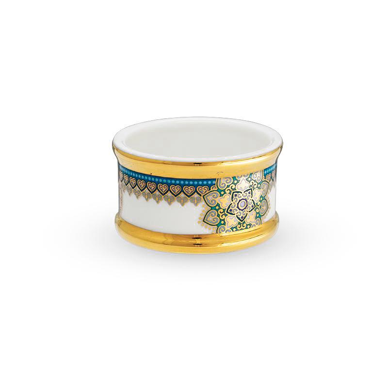 Turquoise napkin ring, 1 item